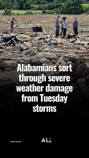 12K views · 68 reactions | Tuesday’s storms produced baseball-sized hail as well as wind gusts that toppled numerous trees and power lines across the region. The storms caused damage to homes, roofs, and fences throughout north and central Alabama. #storms #tornado #northalabama #centralalabama #severeweather #tornadowarning #tornadowatch #stormdamage | al.com | Facebook