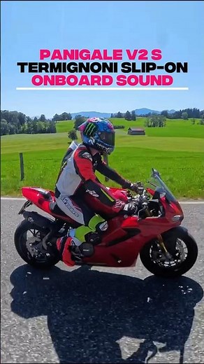 Termignoni Slip-on Panigale V2 S 2025 onboard Sound #ducati #panigale #panigalev2 #ducati