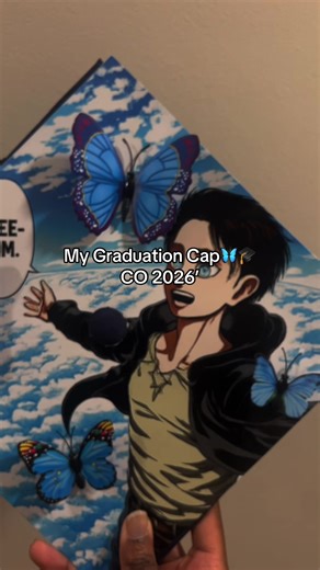 aot 🔛🔝#aot #animeedit #graduation #attackontitans #gradcap | graduation caps