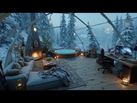 Winter Focus Music ~ Deep Work Ambient for Snowy Productivity & Study Sessions