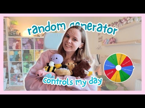 Random Generator Controls My Crochet for a Day!