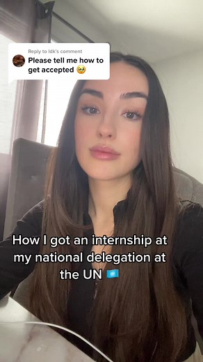 Replying to @Idk how i got accepted to my UN internship 🫶🏻🇺🇳