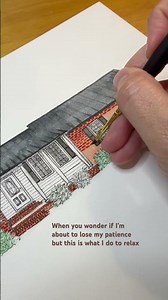 Patience is a virtue…or something like that. #watercolorillustration