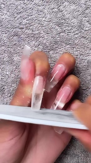 Clear Polygel Nails Tutorial