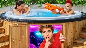 I Built 5 Secret Rooms To Survive Evil 10 Year Olds! | Topper Guild Vlog