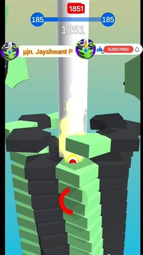 level 1851 #games #stackballsolution #gaming #ballgame #gameplay #shorts