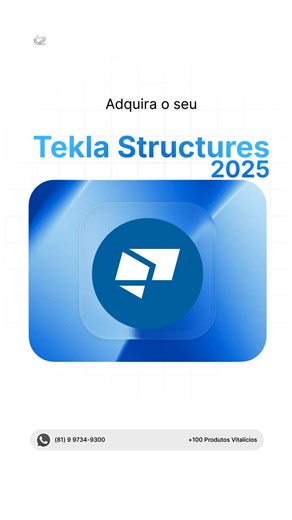 C2 Tech on Instagram: "🏗️ TEKLA STRUCTURES 2025 - COMPLETO + VITALÍCIO + SUPORTE BR 🔥 O software BIM definitivo para projetos estruturais de alta complexidade! 📲 QUER SEU TEKLA 2025 VITALÍCIO? CHAMA AGORA NO WHATSAPP 👉 (81) 99734-9300 👨‍💻 SIGA 👉 @c2techoficial 🚀 TEKLA STRUCTURES 2025 – EDIÇÃO COMPLETA + VITALÍCIO! 💻 O software BIM mais avançado para engenharia estrutural, fabricação e construção! ⚙️ ESSENCIAL para engenheiros civis, estruturistas, fabricantes de aço e projetistas BIM. �