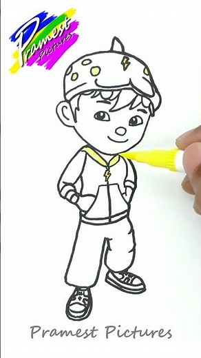 Drawing Boboiboy cartoon #98