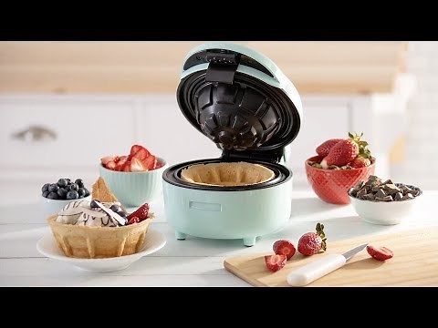 Dash Deluxe Waffle Bowl Maker
