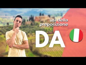 Gli usi della preposizione DA in italiano | Impara l'italiano con Federico (SUB ITA)