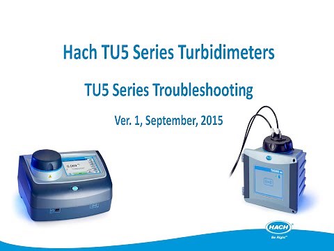 TU5 Series Turbidimeters - Troubleshooting