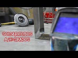 HOW TO WELD 90 DEGREE PIPES (Square Tubing)
