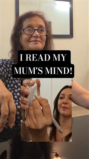 I can read minds...tried it on mum first. #mindgames #tricks #motherdaughter #funny #minivlog