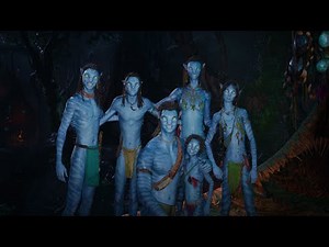 The Sully Family taking a picture Scene (4K IMAX) | AVATAR: THE WAY OF WATER