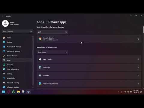 How To Set Default PDF Viewer In Windows 11 #windows11 #pc #pdf