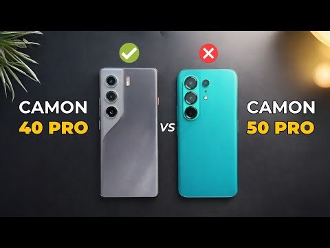 Tecno Camon 50 Pro vs Tecno Camon 40 Pro | Comparison & Speed Test |