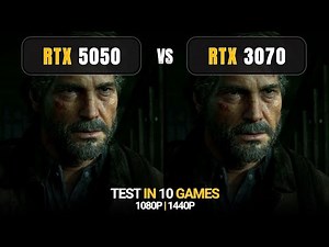 RTX 5050 vs RTX 3070 | Test in 10 Games | i5 12400F | 1080P & 1440P | Biggest Comparison
