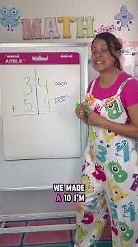 Addition with Regrouping #elementarymath #elementaryteacher #addition