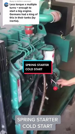 Spring Starter Cold Start Diesel Generator