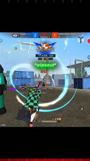 GTK VS RAJPUT GAMING 📈💀 Last Tak Dekho Guys Ab Kya Hoga 1vs4 Clutch 😱 #freefire #trending #shorts