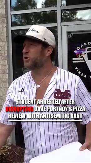 SLICE OF HATE: A student is charged with disturbing the peace after allegedly spewing an antisemitic slur at Barstool Sports founder Dave Portnoy during a video review. | Fox News