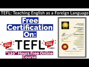 Free TEFL Course with Certificate | TEFL Certification