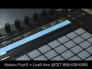 This is exciting :) The NEW Ableton #Push2 just arrived. Check out the video below. 868-638-6385 •New sampling workflows: slice, play and manipulate samples from Push •Large multicolour display adapts to show what you need •64 sensitive and playable backlit pads •8 touch-sensitive encoders for controlling mixer, devices and instruments, and Live browser navigation •Clip launch mode for Live performance and arrangement recording •Scales mode offers unique approach to playing notes and chords •Inc