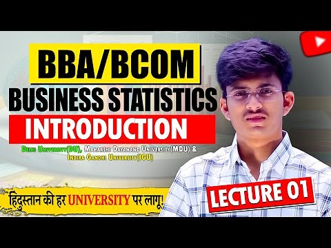 Introduction to Business Statistics - BCom/BBA 1st Year Sem 1 for 2024-25