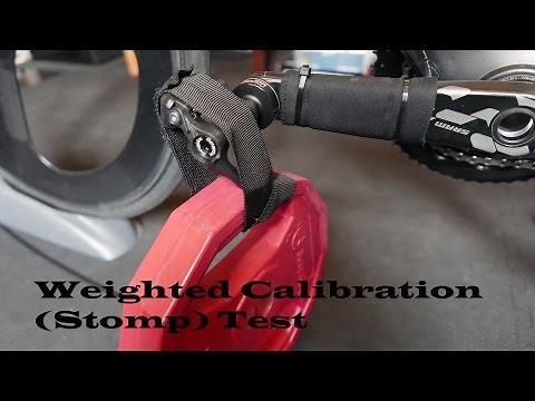 Bike Powermeter weighted calibration test (stomp test) Step-by-Step using powertap hub