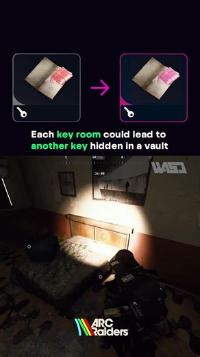 You can find more keys in KEY ROOMS in ARC Raiders 😲 #shorts #arcraiders