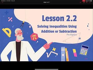 Lesson 2.2 Pre-Algebra