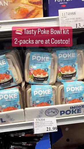 Delicious Tasty Poke Bowl Kit 2-Pack at Costco!