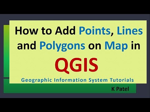 How to Add Points, Lines and Polygons in QGIS Project