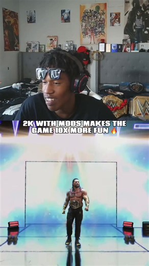It’s Actually Insane How Mods Can Make A Game So Much Better Like This Might Genuinely Be My Best Match On Any WWE Game! || #certified_buckss #wwe #wwe2k26 #mods #wrestling