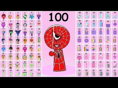 Numberblocks Sprunki Evolution Show (1- 100): Sprunki OC Numberblocks Phase 2 One to One Hundred