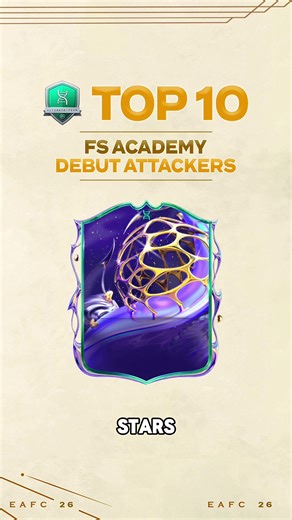Top 10 Future Stars Academy Debut Attacker evolution! #fc26 #eafc #eafc26