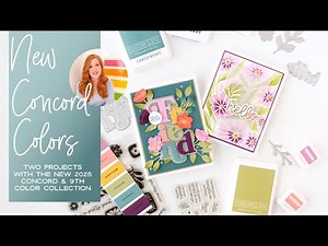 New Concord & 9th Color Collection Is Here! Let's Create With New Color Inspiration!