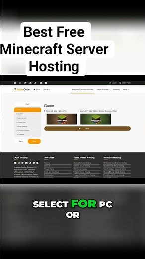 FREE Minecraft Server: How to Get Free Minecraft Server