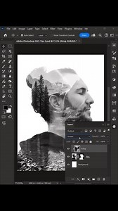 415K views · 4K reactions | Double Exposure. Adobe photoshop #adobephotoshop #photoshop #exposure #black #white #design #insperation | Gulam Rabbane | Facebook