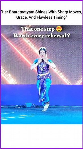 Bharatanatyam Classical Dance By Pratibha Kini #icmdance #dance #icmtabla #shorts