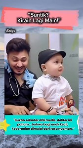 859K views · 10K reactions | “Bukan sekadar ahli medis, dokter ini paham… bahwa bagi anak kecil, keberanian dimulai dari rasa nyaman.” #dokteranak #anak #hidup #berani #reelsfbシ #relsfypシ #rells #jangkawanluas | Rah Yu | Facebook