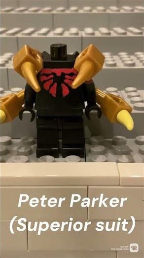 Custom Lego Spider-Man superior suit Peter Parker from spiderman 2