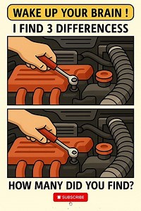 🔧 Find 3 Differences | Engine Repair Focus