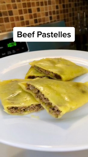 This is how I make Pastelles. They are traditionally wrapped and cooked in banana leaves but I didn’t have any on this occasion. Foil works as well. I got my mom to help me in the beginning. You can make your pastelles as big or small as you desire…as thin or thick…however you prefer. You can add or take away any ingredients …is up to your preference. #CapCut #UnlimitedHPInk #pastelles #beefpastelles #cornmeal #mincedbeef #olives #capers #raisins #cooking #cookingtiktok #cookingathometiktok #foo