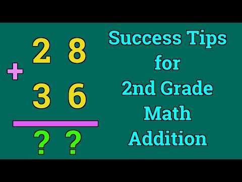 Success Tips for 2nd Grade Math Addition