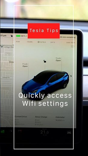 Quick And Easy Way To Connect Your Tesla To Wifi #automobile #teslaservice #teslamodely