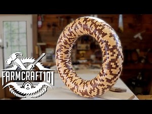 Building A Segmented Walnut And Maple Torus. But Why? FarmCraft101
