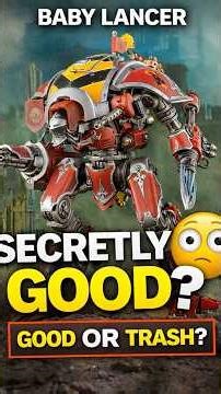 Baby Lancer Might Be INSANE in Melee 👀 #imperialknights #warhammer #warhammer40k