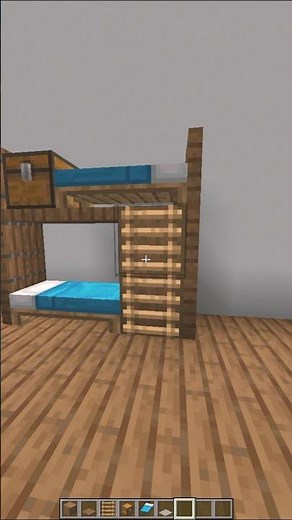 Easy Double Bed That Actually Works #minecraft #shorts #tutorial