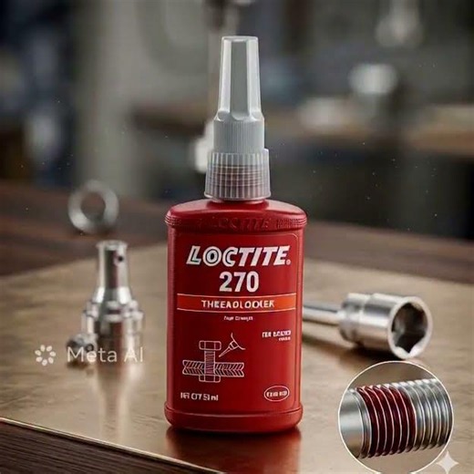 Keo khóa ren LOCTITE 270 dành cho bu lông, ốc vít, đinh tán độ bền cao, khóa vĩnh viễn
